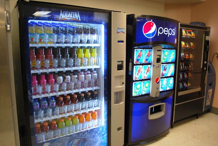 soda machines in schools