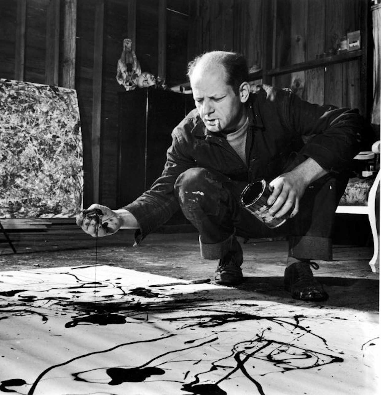 Here #39 s looking at: Blue poles by Jackson Pollock Here #39 s looking at: Blue poles by Jackson Pollock