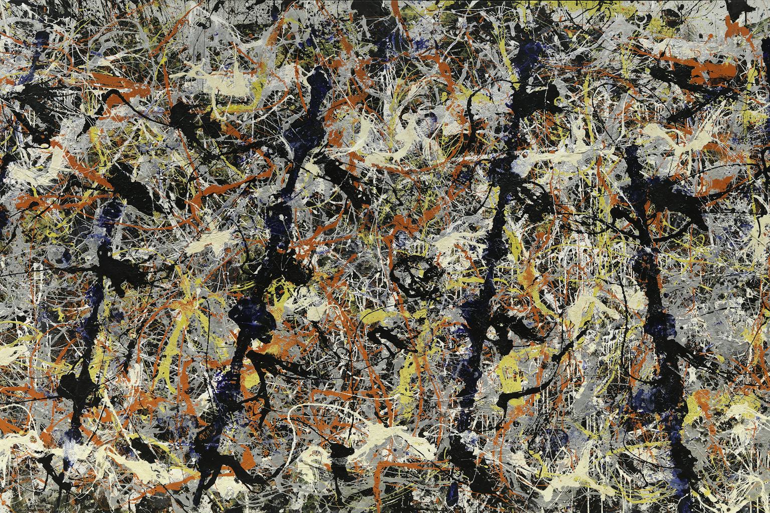 Here's looking at: Blue poles by Jackson Pollock