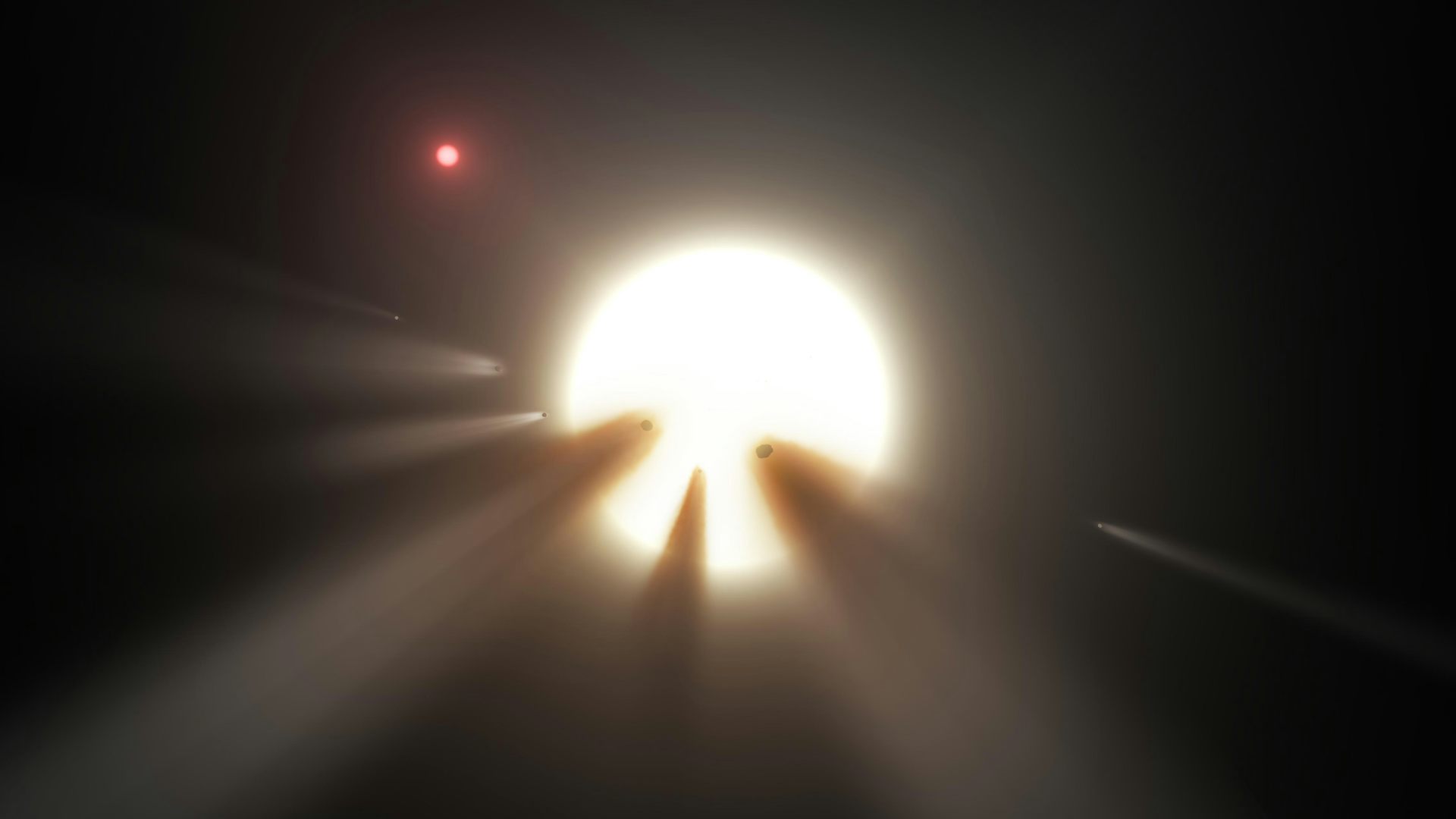 Notion of alien megastructure blocking light from distant star