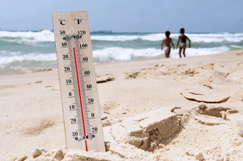 Термометр на пляже
