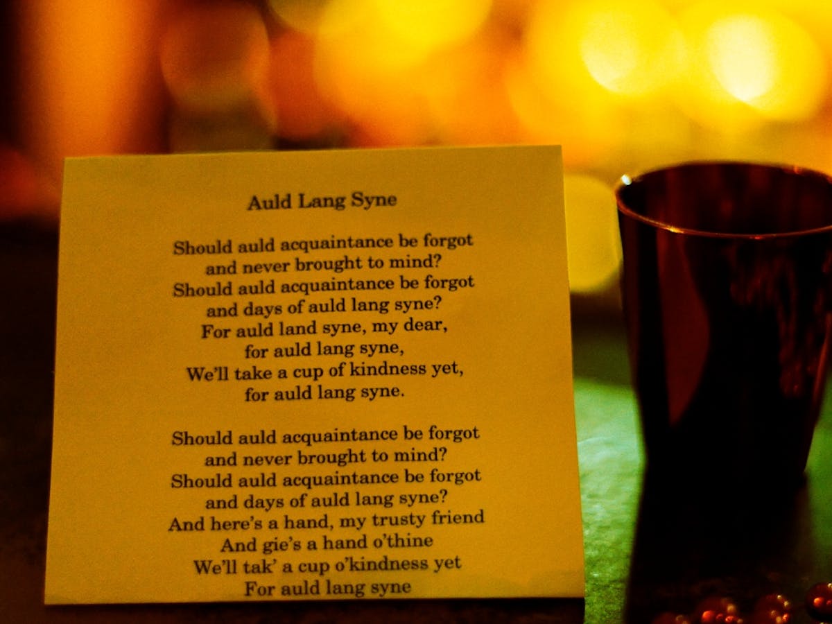 Syne auld meaning lang For Auld