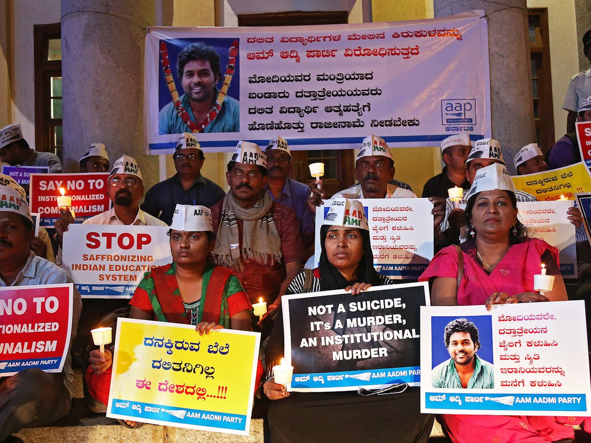 Suicide Of Dalit Student Sparks Rage Over Caste Discrimination In Indian Universities Suicide Of Dalit Student Sparks Rage Over Caste Discrimination In Indian Universities