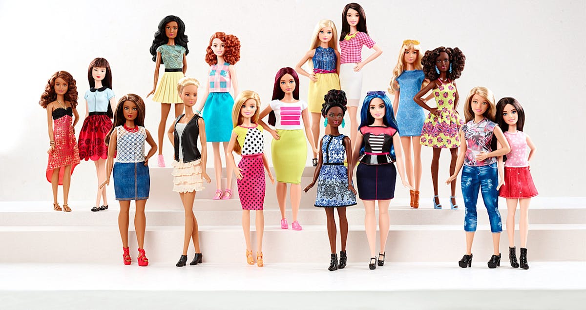 Oppervlakkig merk op Schuldig Drastic plastic: a look at Barbie's new bodies