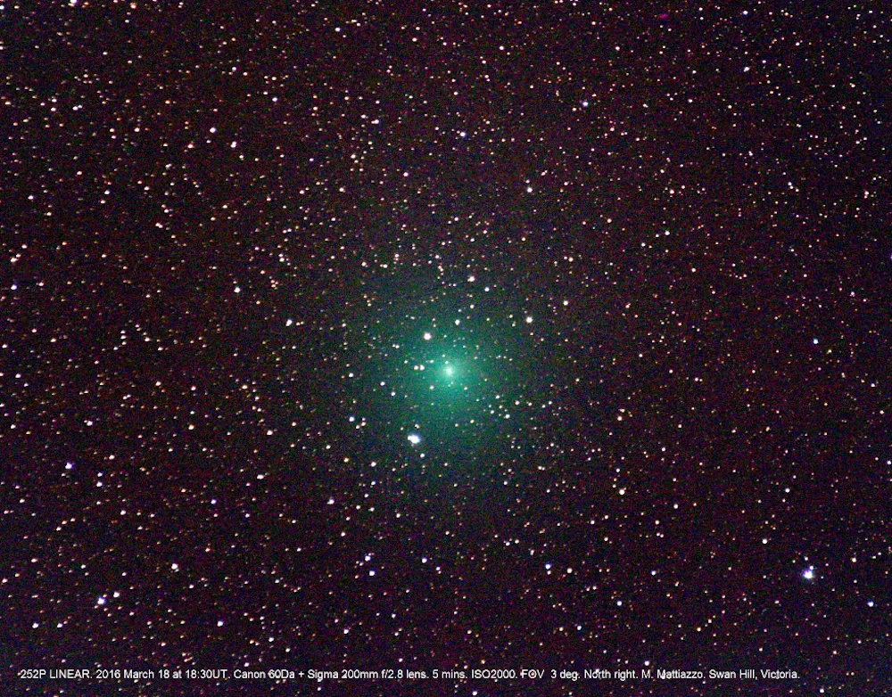 Comet 252p Comet 252P/LINEAR swings by Earth, much brighter than expected