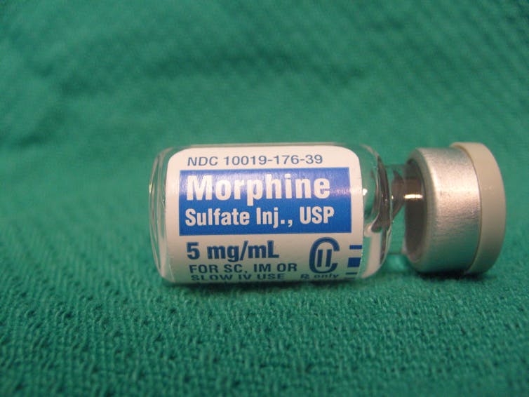 Flacon de morphine