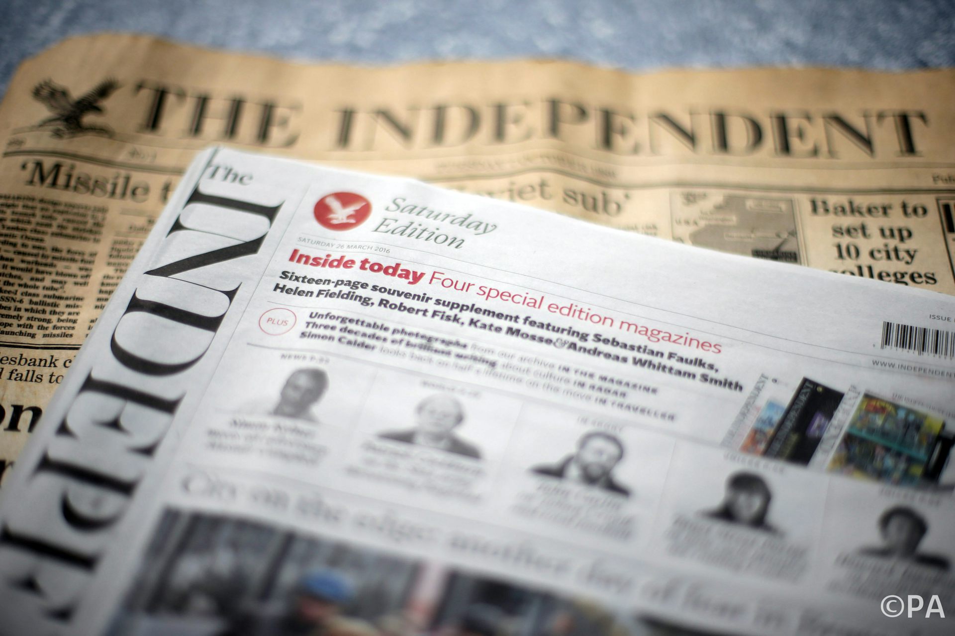 final print edition of the independent