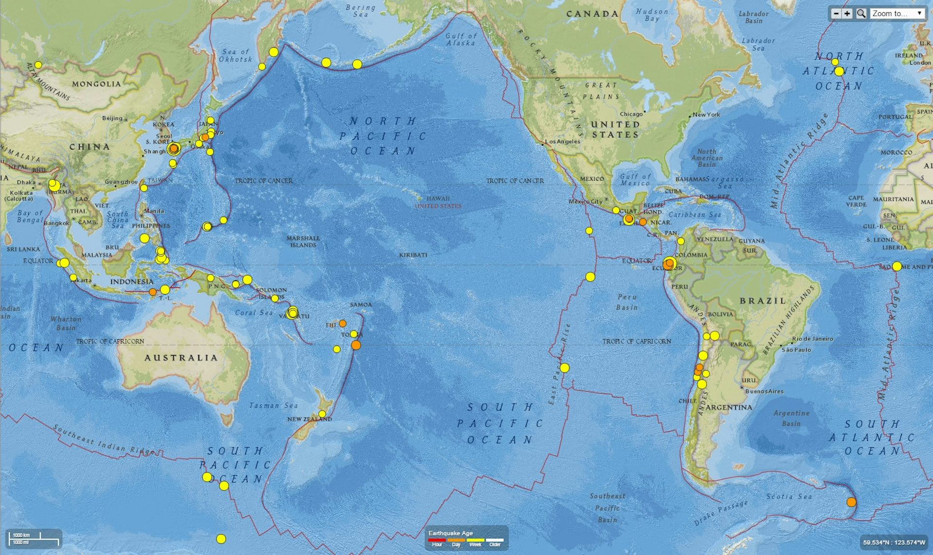 Are The Japanese And Ecuador Earthquakes Related?