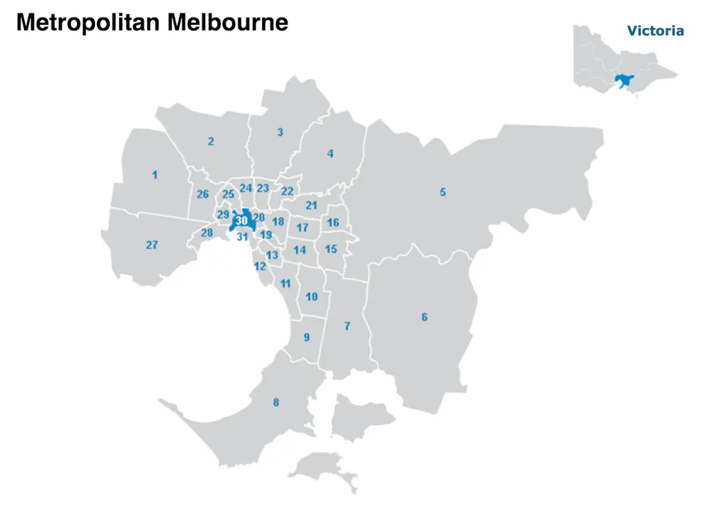 Metropolitan Gc Map Towards a collaborative city: the case for a Melbourne Metropolitan ...