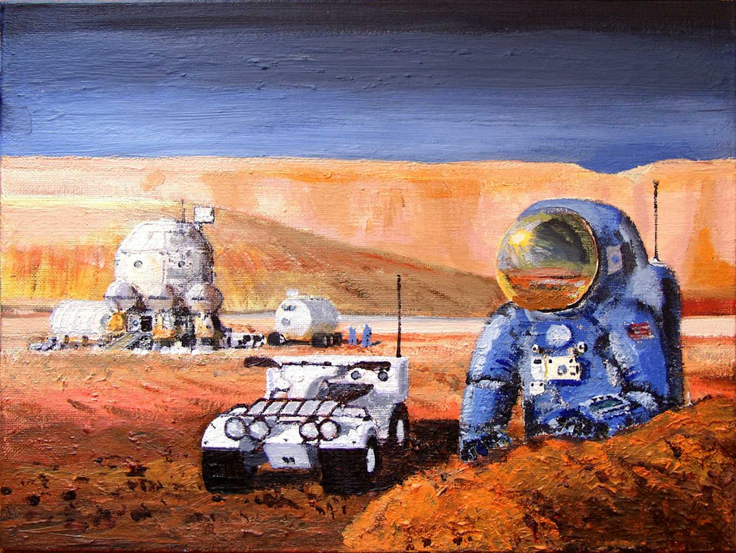 Марс картины художников