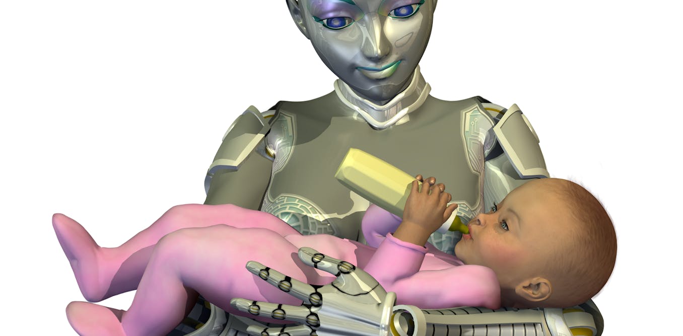 Папа она робот. Робот няня для детей. Робот нянька. Робот нянечка. Роботы для детей.