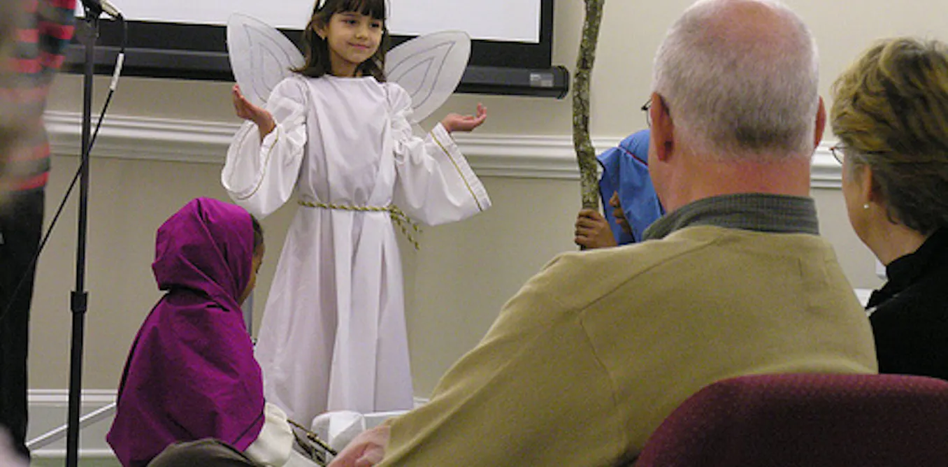 Children Engaging In Ritual Religion, children, and doing unto others