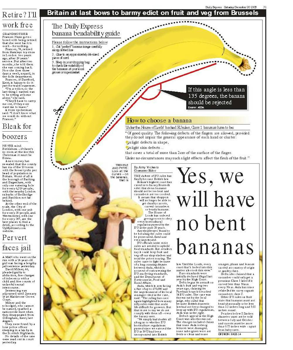 Going Bananas Over Brussels Fleet Street S European Journey