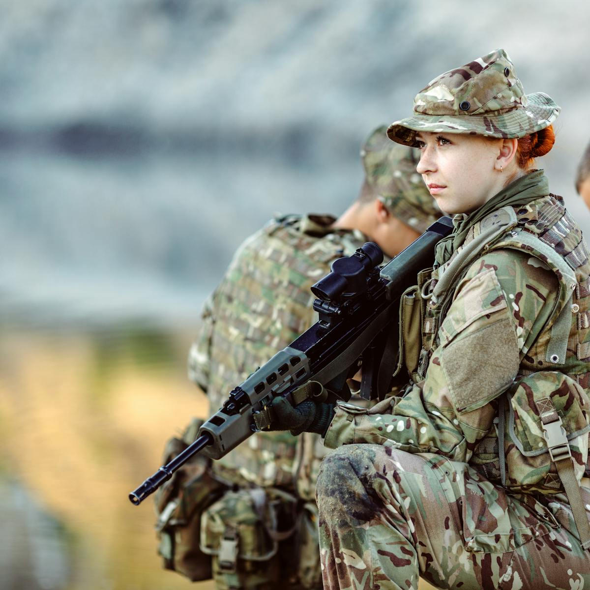 Photos military women 33 Powerful