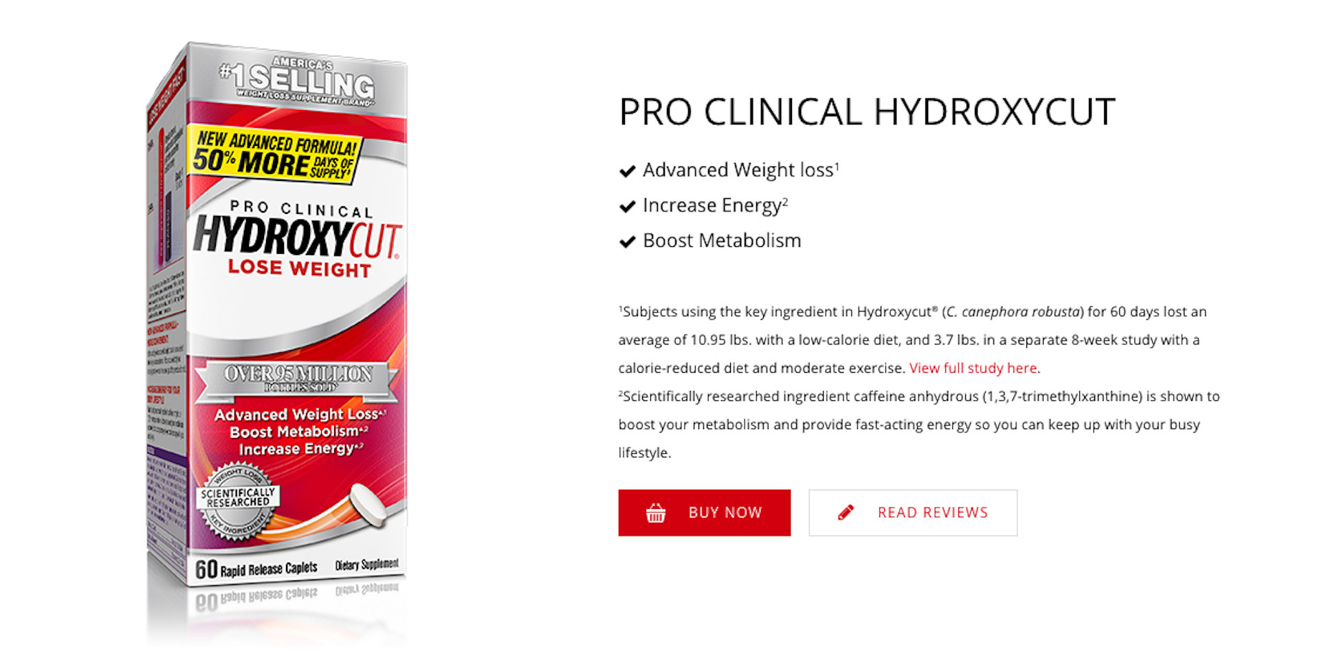 hydroxycut and coffee