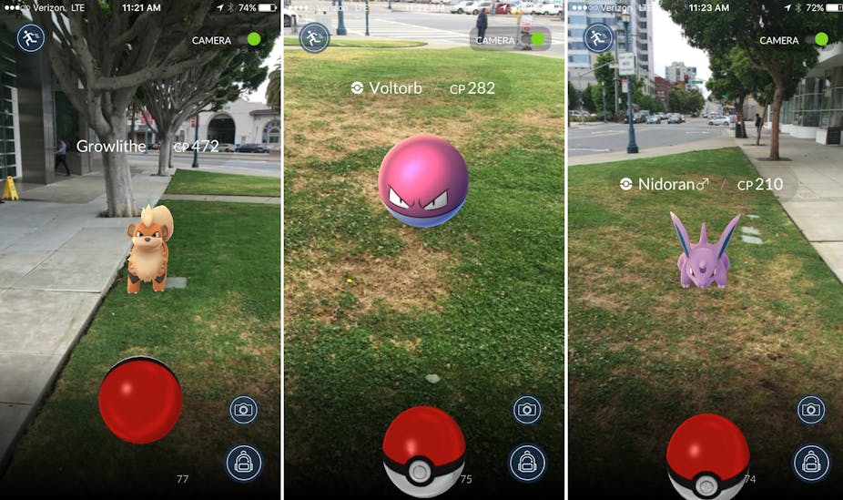 Top 10 Gameplay Tips for Pokémon Go, Image source: theconversation.com