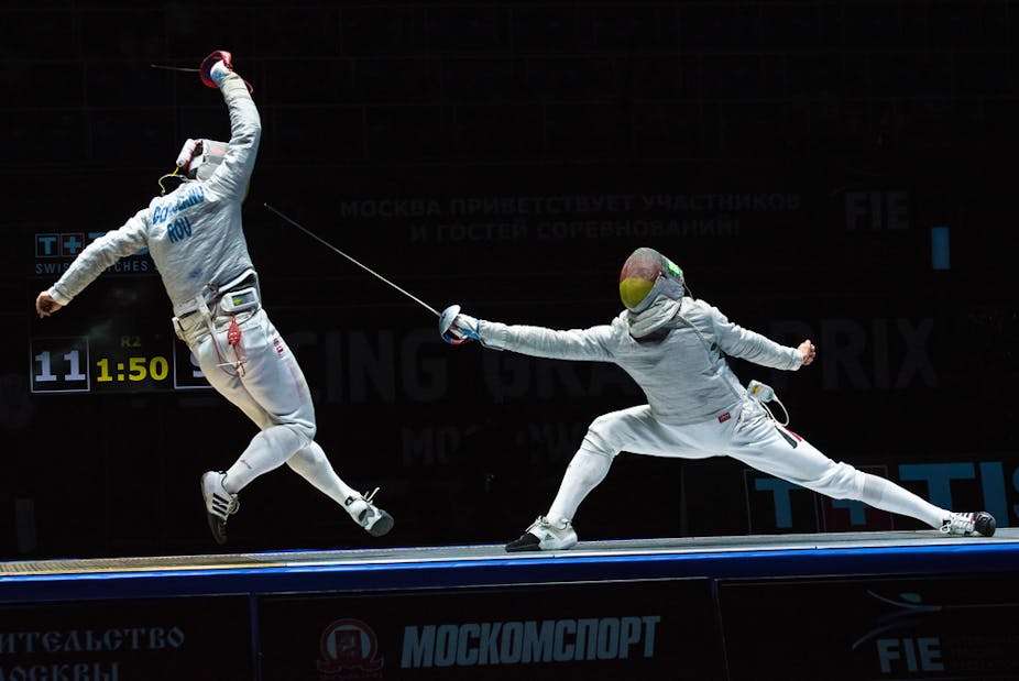 The science behind the Olympic sport of fencing