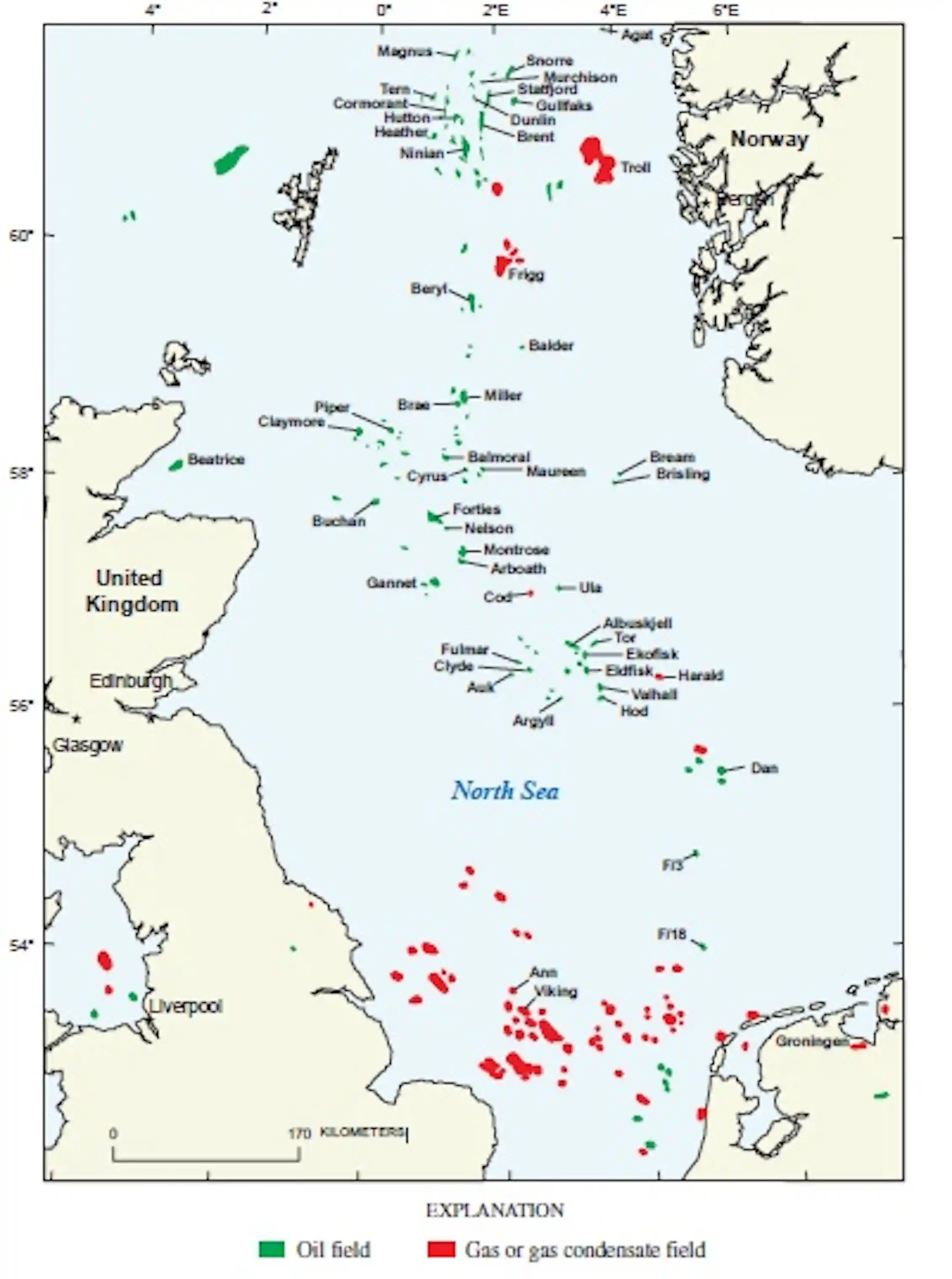 Oil Rig Map Uk Is it really best for the environment to remove all traces of oil and ...