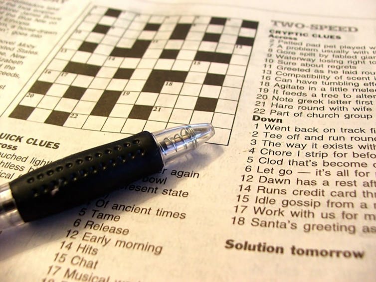 Study reveals what it takes to become a cryptic crossword ...
