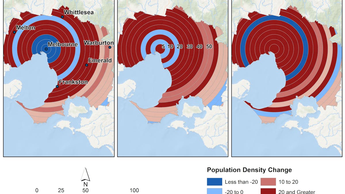 Density Sprawl Growth How Australian Cities Have Changed In The Last 30 Years