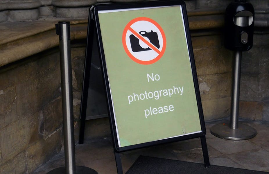 why is taking photographs banned in many museums and historic places? why is taking photographs