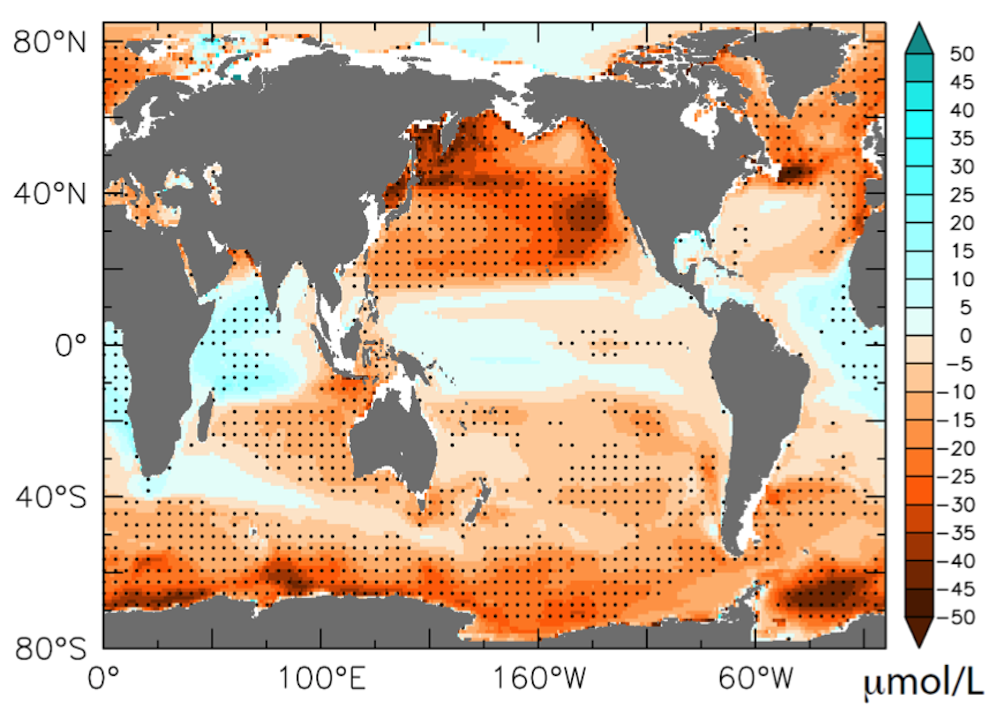 The Ocean Is Losing Its Breath And Climate Change Is Making It Worse World Map Oxygen Levels 2022