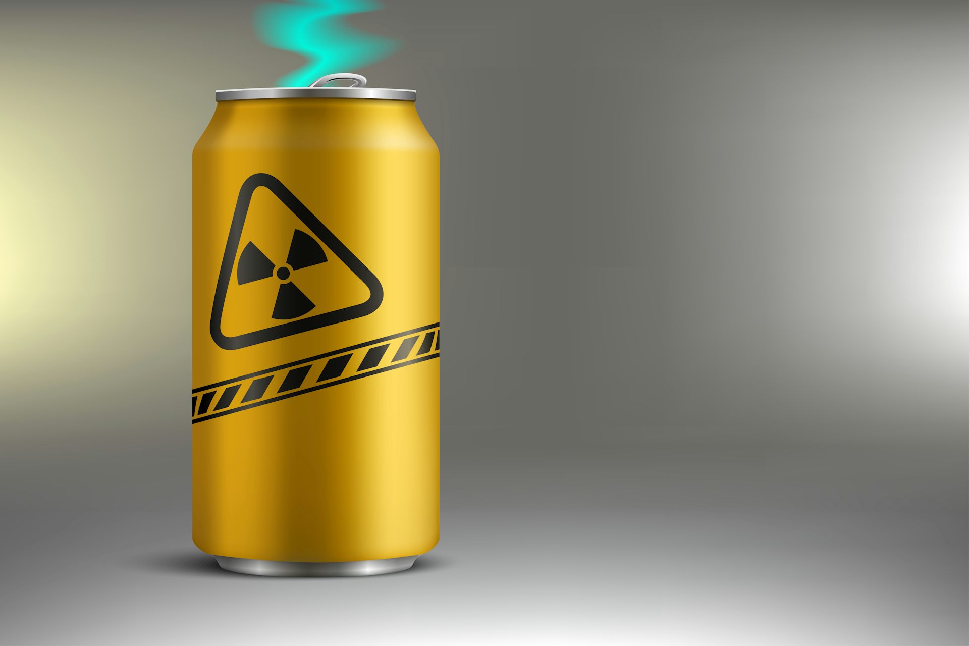 When energy drinks actually contained radioactive energy picture