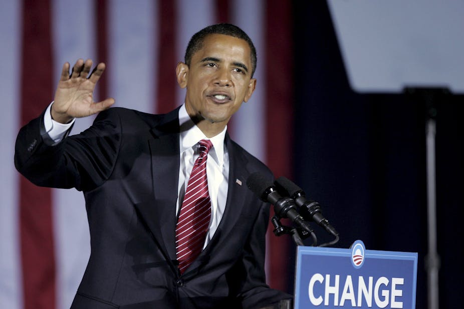American Election Rhetoric Great 2008 Speeches Cast Long 2012 Shadows