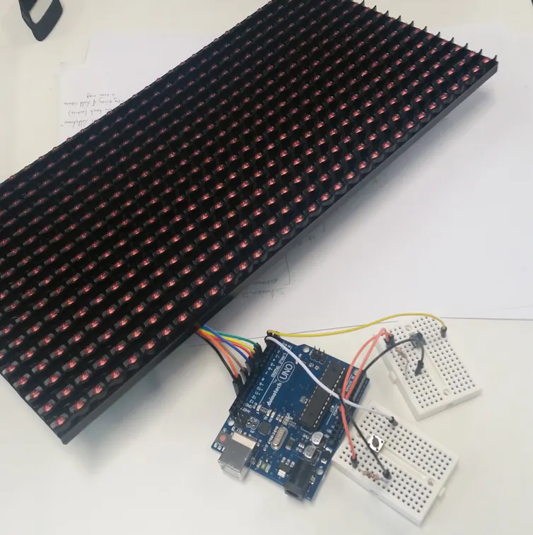 Led Scoreboard Display Arduino How we built an Arduino-powered ping pong scoreboard