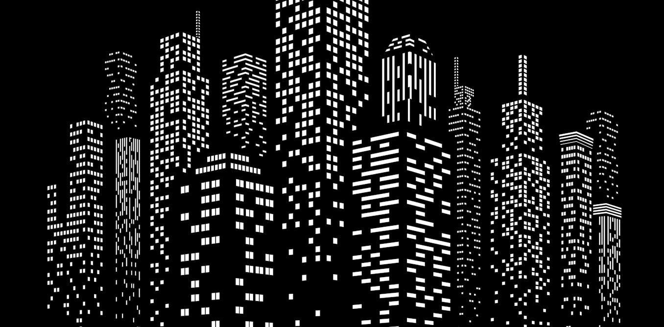 Очертания ночного города