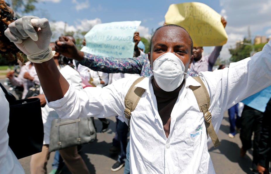 Image result for health workers kenya strike