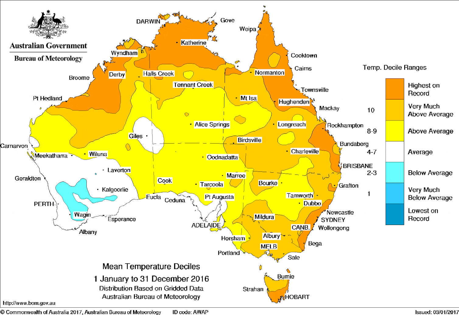 Australia’s climate in 2016 – a year of two halves as El Niño unwound