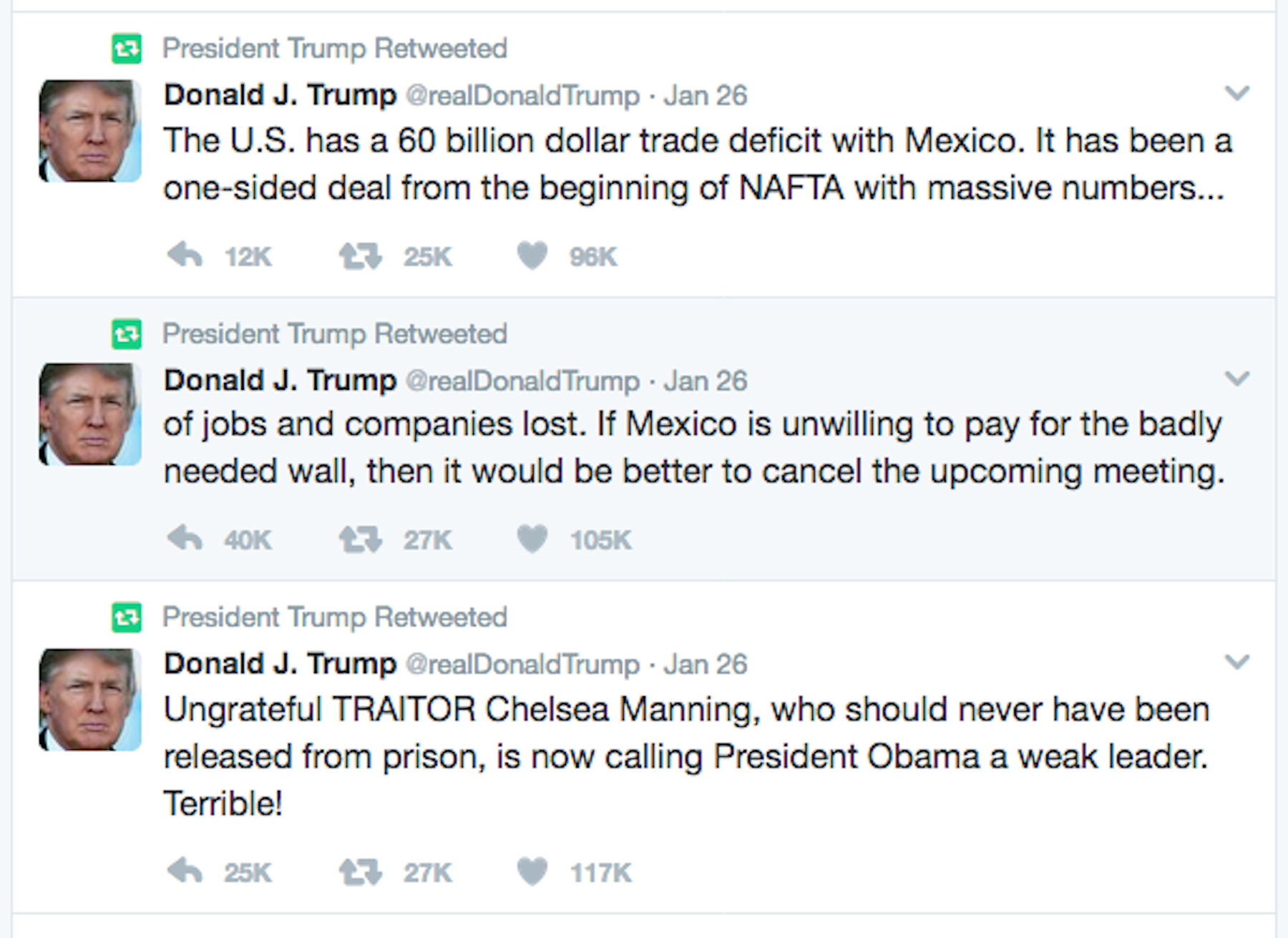 Donald Trump's tweets are now presidential records