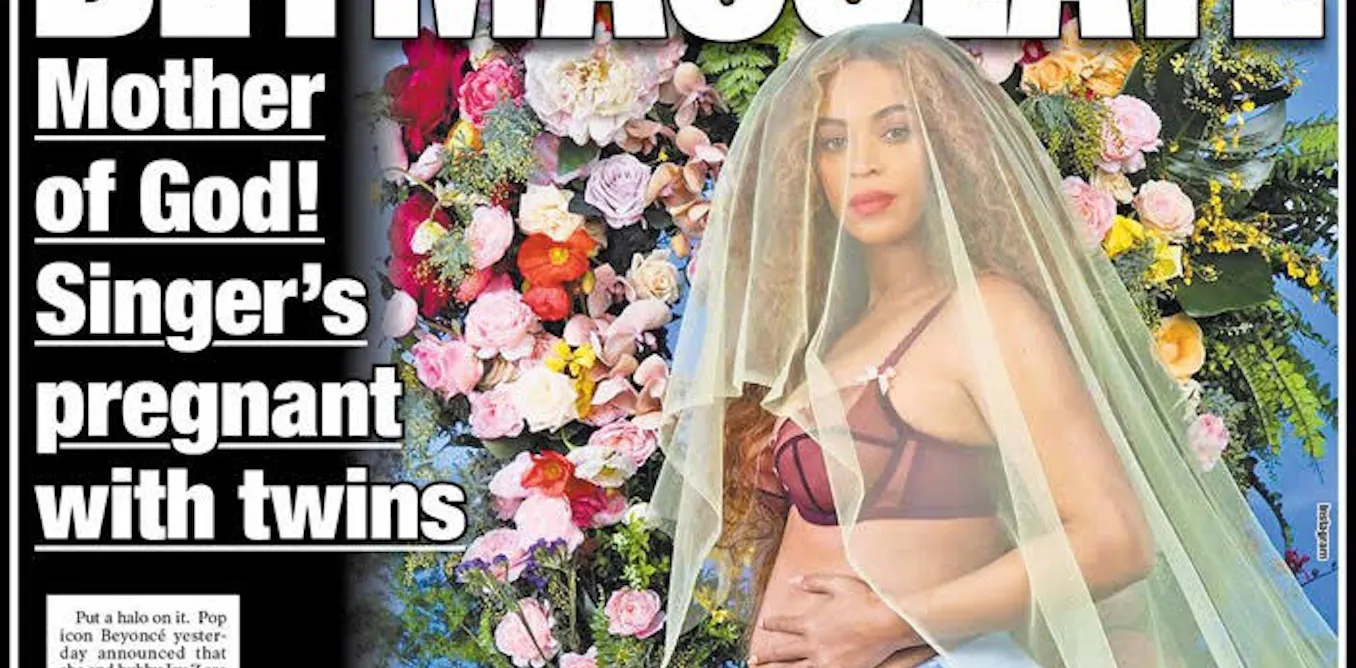 beyonce pink dress pregnant Beyonc's pregnancy photo named Instagram's most liked of 2017