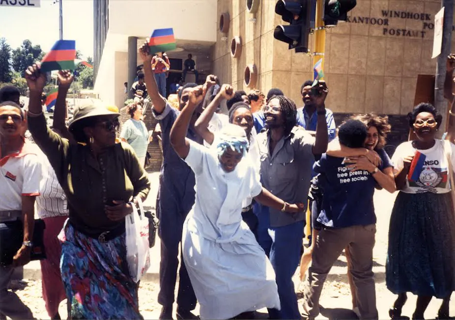 Swapo Rally Namibia: grown up after a generation into independence, but not yet mature