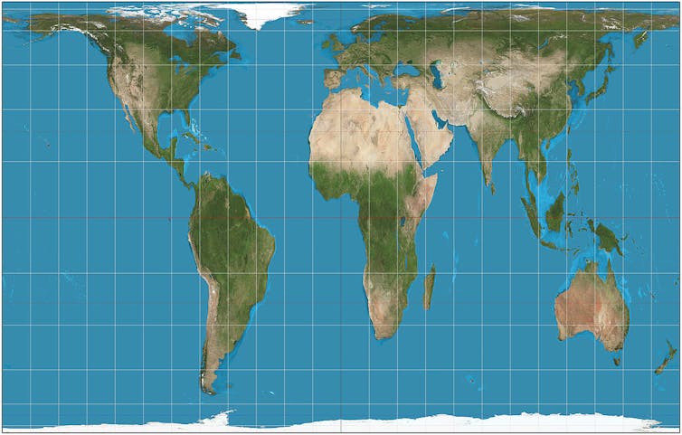 Maps International Large Physical South America Wall Map - Paper