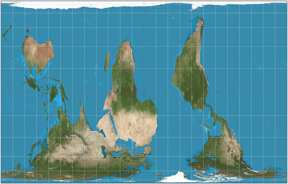 Sotuth Up Map Example Five maps that will change how you see the world