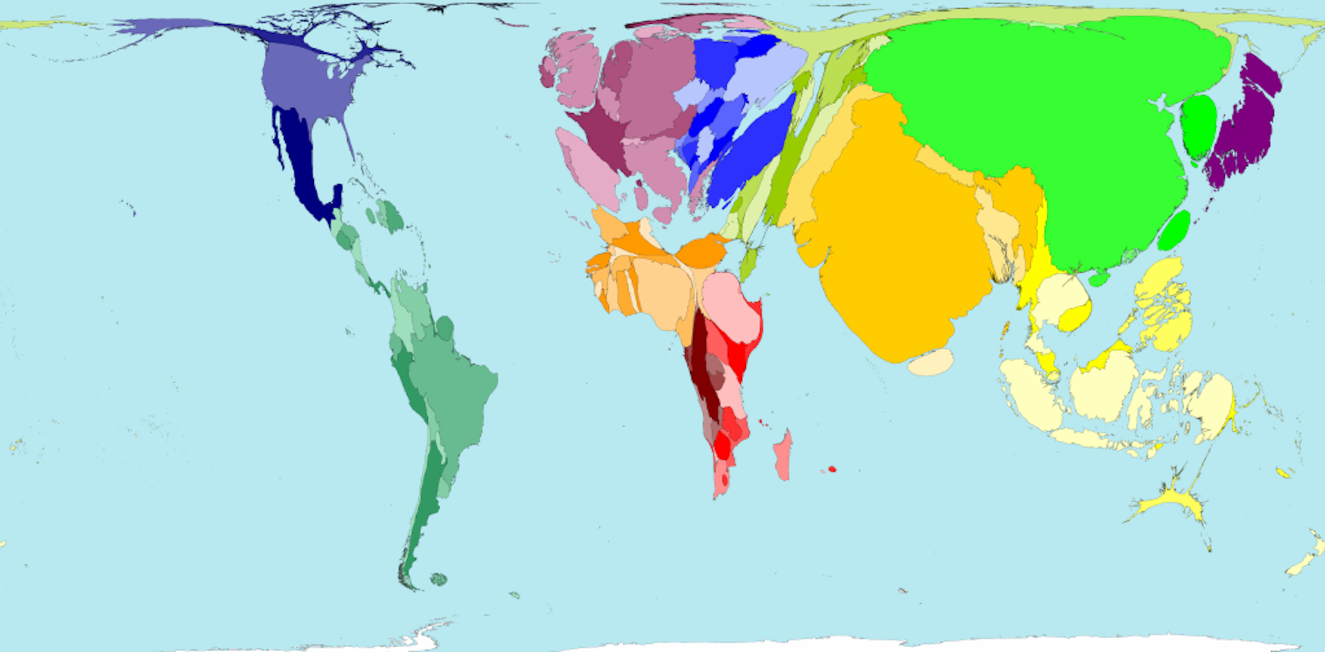 Five maps that will change how you see the world