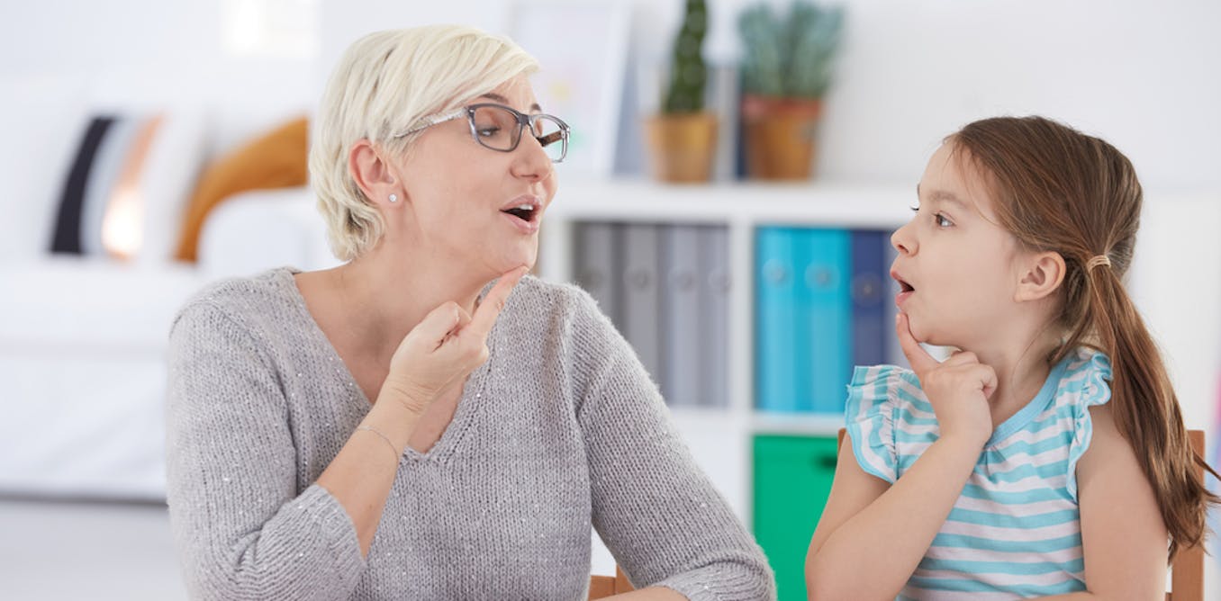 Deaf Person Communicating With Sign Language