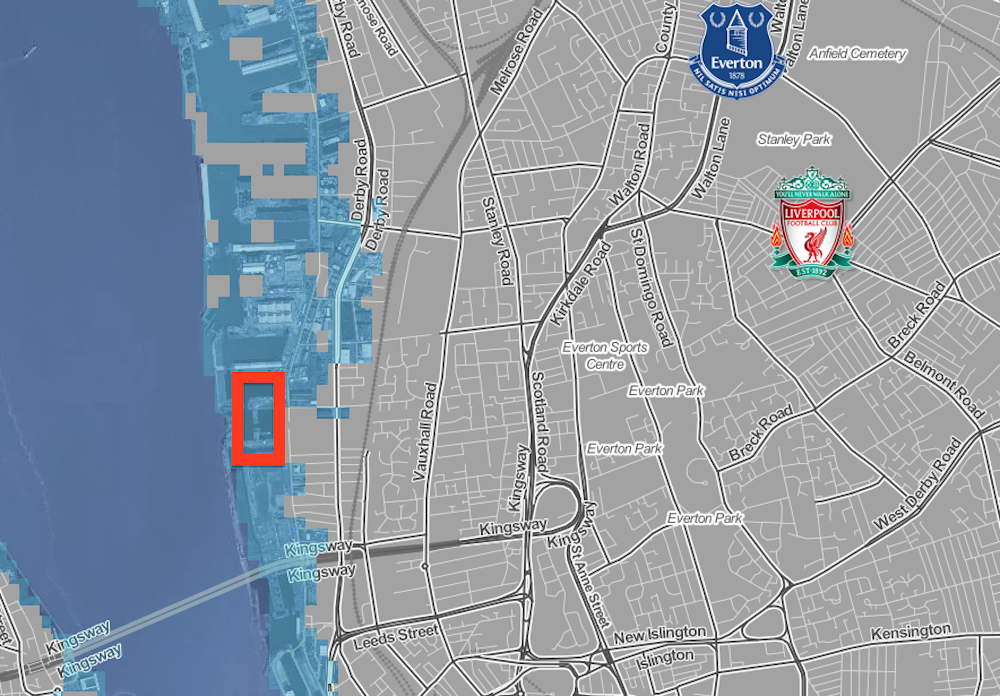 New Everton Football Stadium Could End Up Underwater Thanks To Global Warming