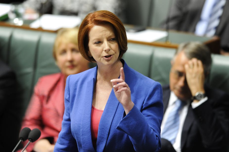 Julia Gillard hits back at a long history of sexism in parliament