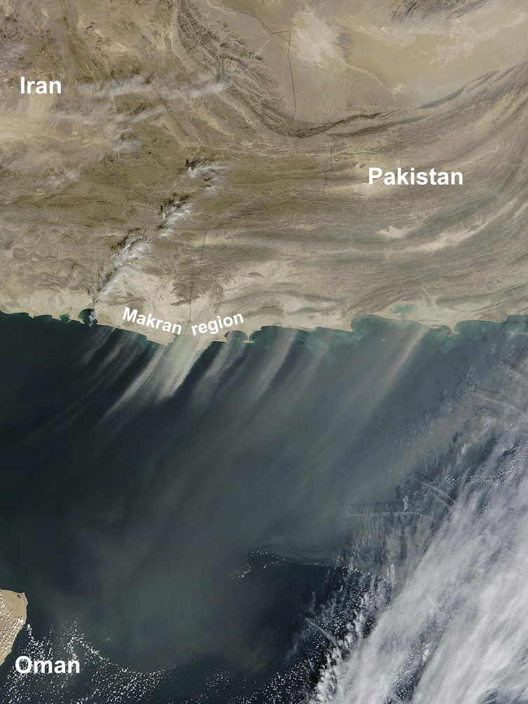 The Rapidly Populating Coastal Region From The Gulf To Pakistan