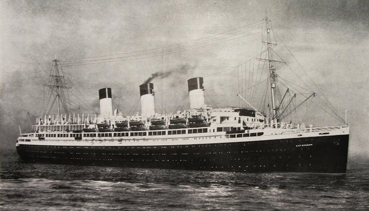 The Cap Arcona in 1927. Wikipedia