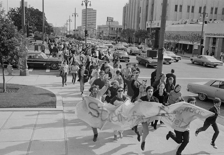 What was the protest group Students for a Democratic Society? 5 questions answered