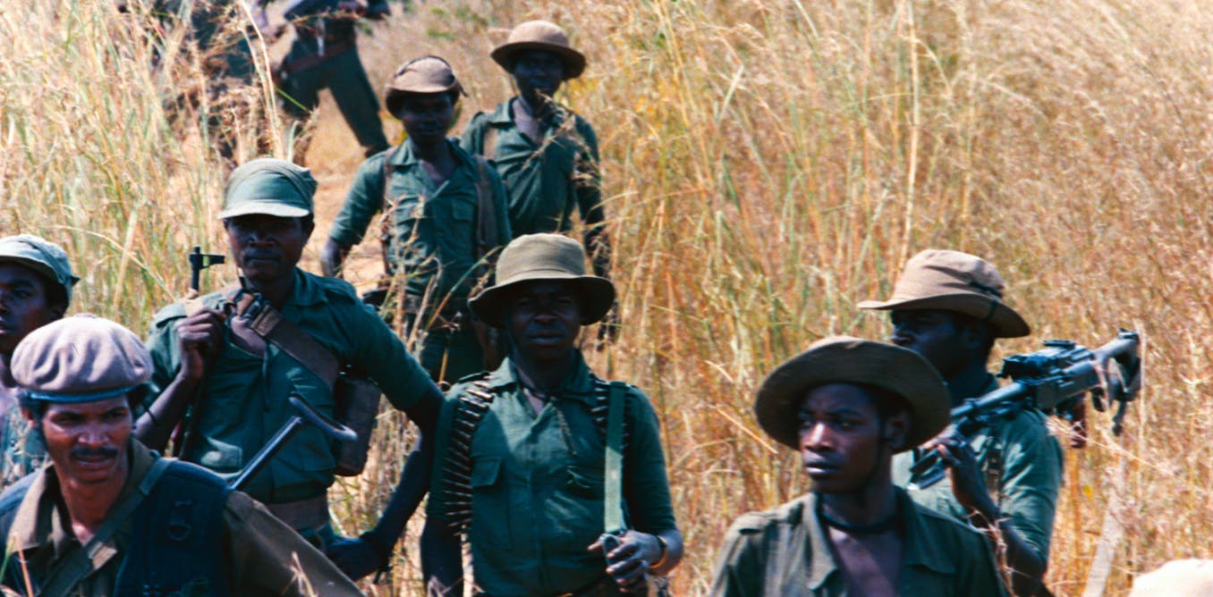 Historic battle scene from Cuito Cuanavale