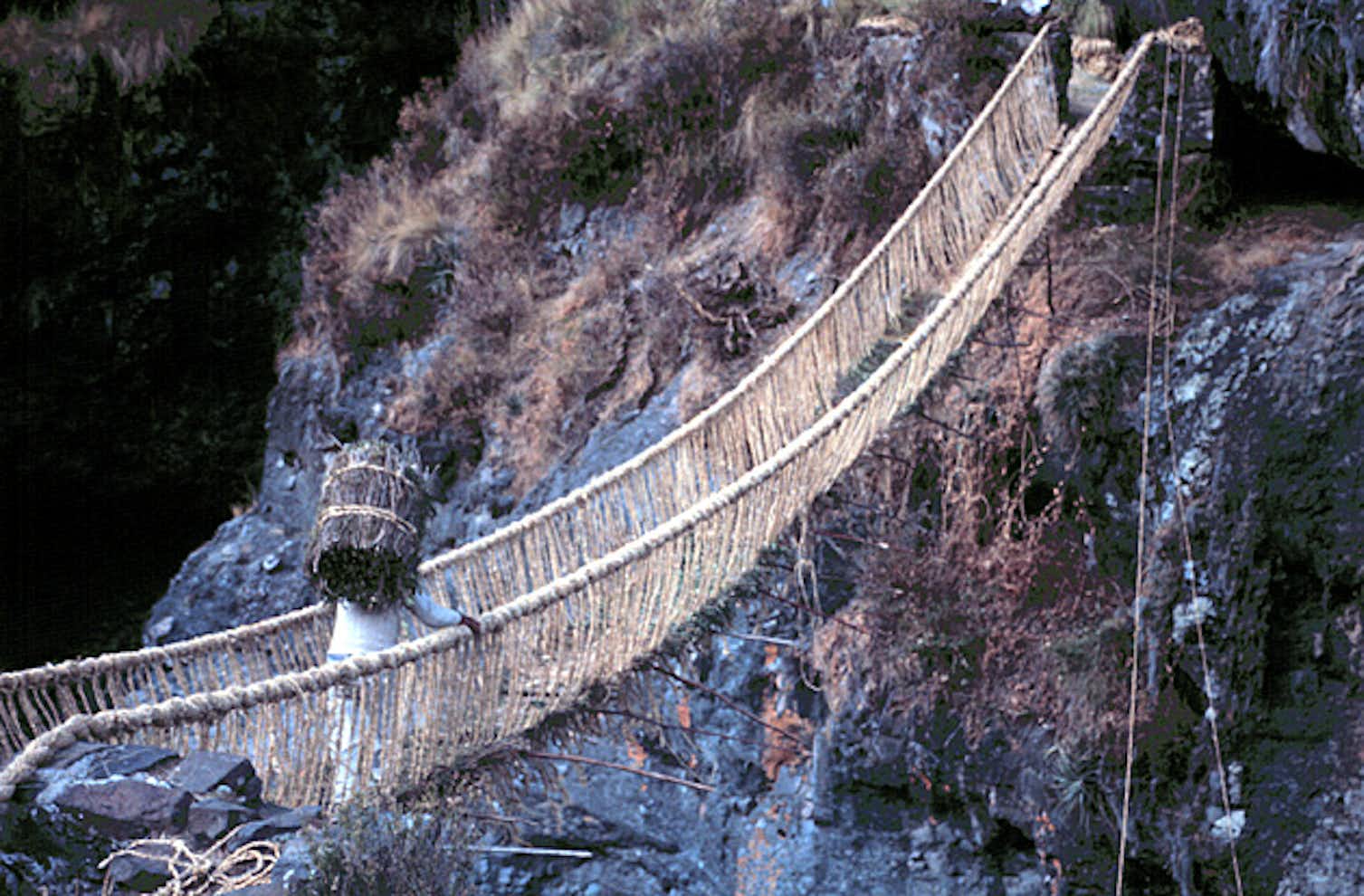 Горы Китая висячие мосты
