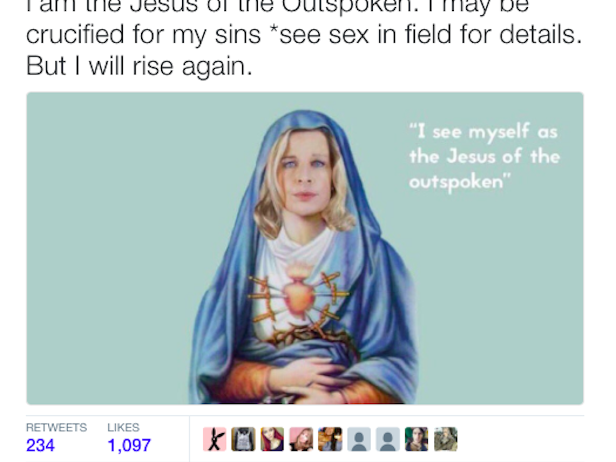 Katie Hopkins Proclaims Herself The Jesus Of The Outspoken