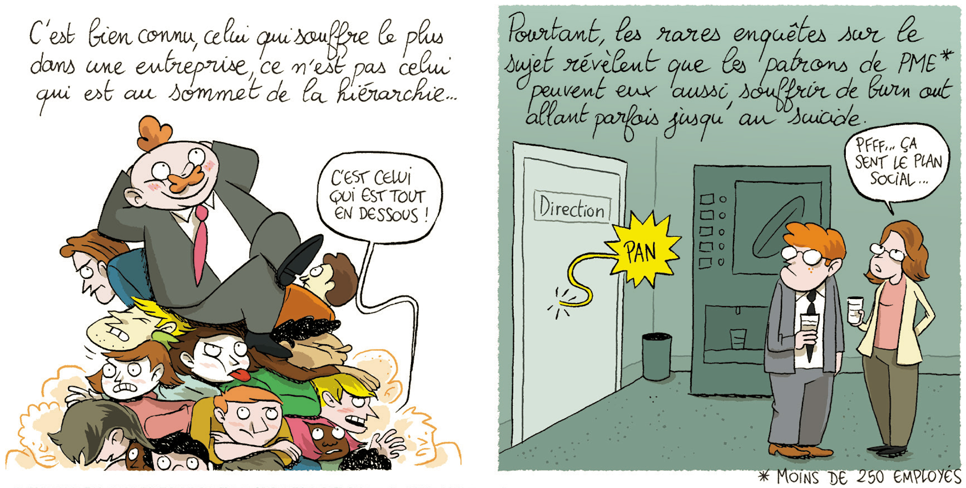 Ma thèse en BD « Le coup de blues du businessman