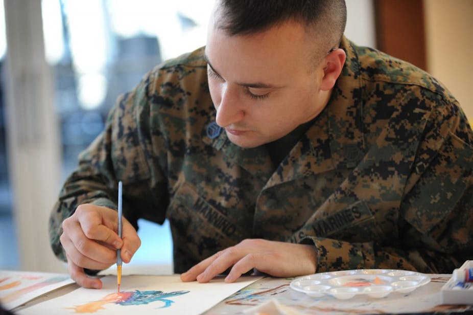 How Using Paint Pen On Paper Or Song To Revisit Trauma Helps Us