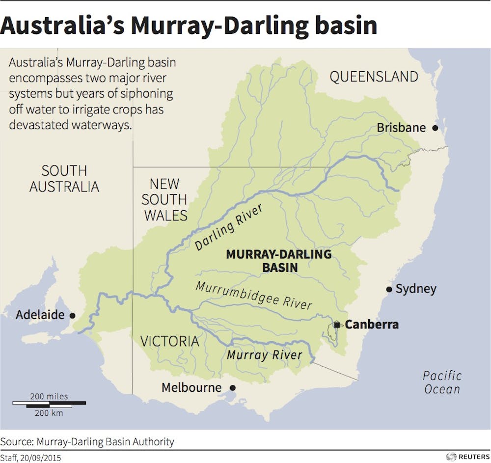 Darling River Australia Map New Royal Commission into water theft may be just the tip of 